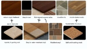 investigating seven sustainable kitchen flooring materials