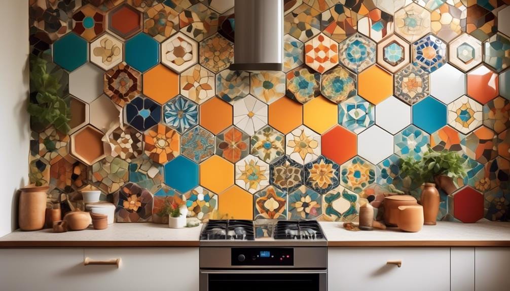 colorful mosaic tile pattern