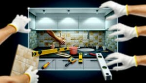 easy 5 step kitchen backsplash tile installation
