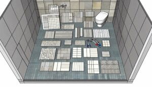 exceptional techniques for tiling the bathroom floor