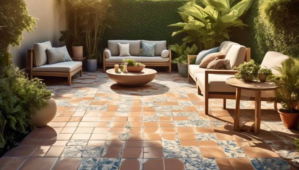exploring ceramic tiles for patios
