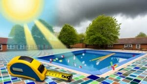 factors impacting outdoor pool tiling costs