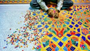 learning mosaic tile patterns