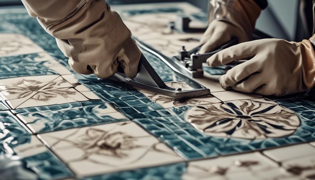 management of intricate tile cuts